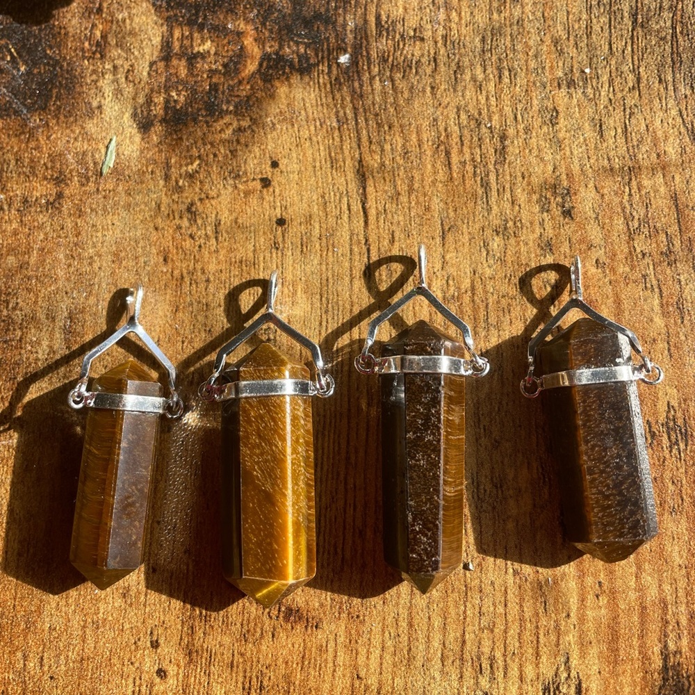 High Quality Tigers Eye Crystal Pendant